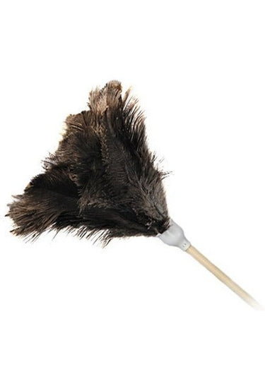 Plumeau d'époussetage en plumes d'autruche